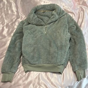 Express Fuzzy Fleece Sweatshirt Size S (super soft!)